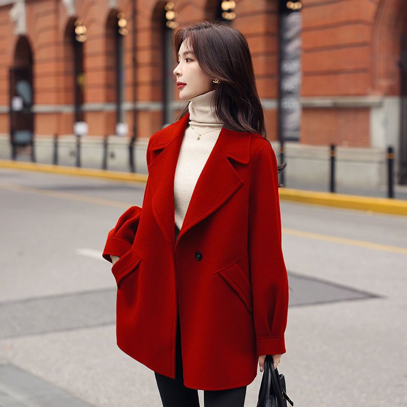 Women’s Plush Double-Sided Wool Coat