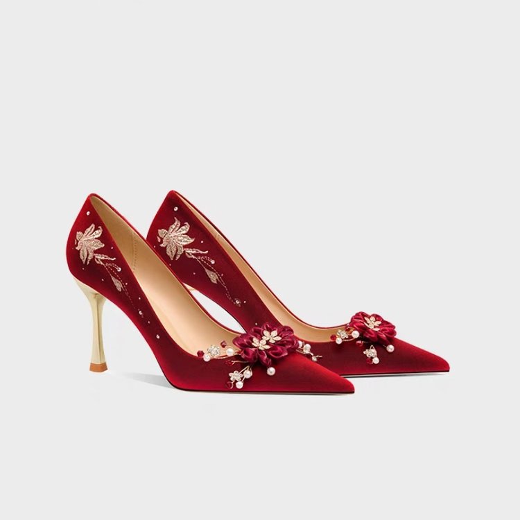 Red Bridal High-Heel