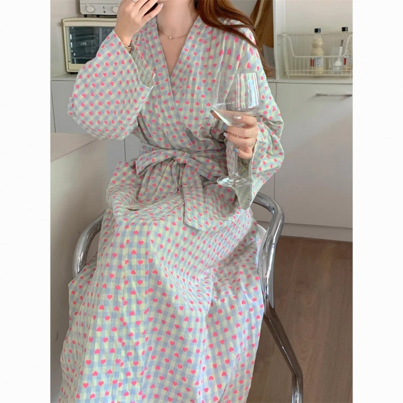 Sweet Loose Kimono Nightgown