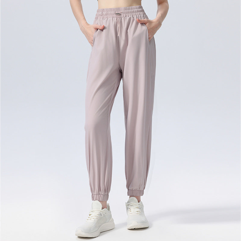Women’s Quick-Dry Jogger Pants – Loose Fitness Yoga Wear