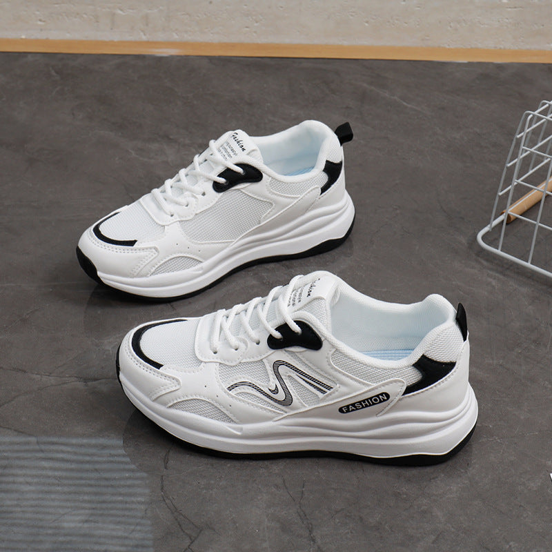 Women’s Lightweight Mesh Dad Sneakers Thick Sole Casual Shoes