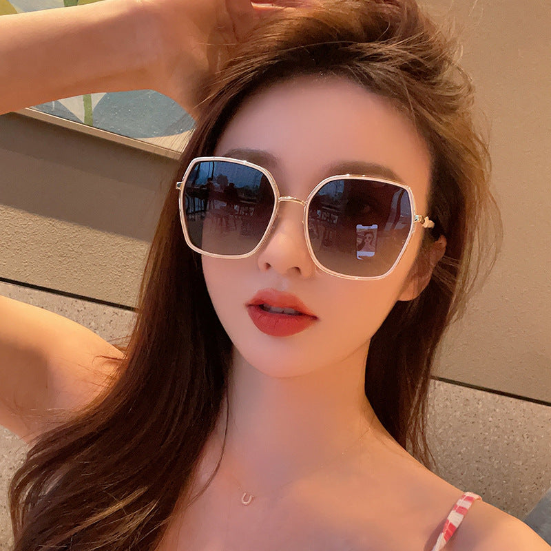 Women’s Trendy Brown Polarized Sunglasses