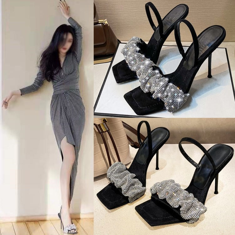 Fairy Rhinestone Stiletto Sandals