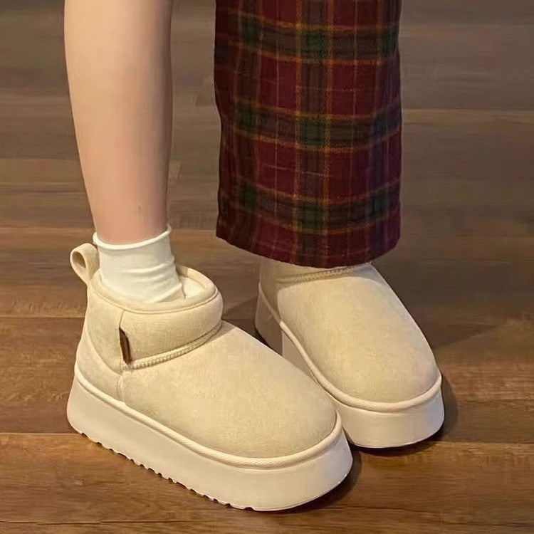 2025 Warm Thick Sole Snow Boots for Women – Non-Slip