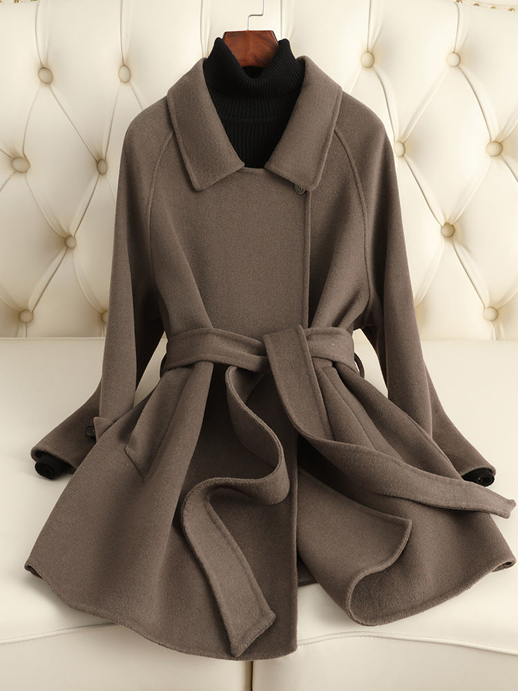 Premium Double-Sided Cashmere Mid-Length Outwear