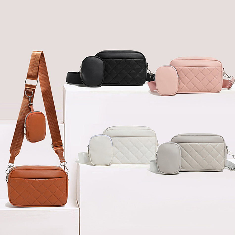 Minimalist Soft Leather Messenger Bag
