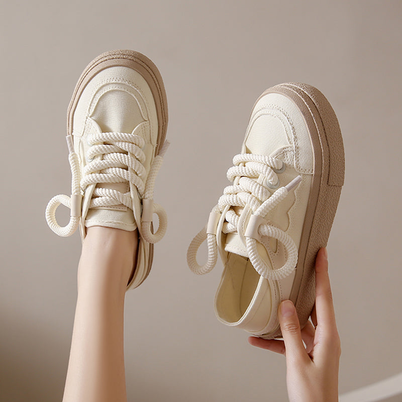Women's 2025 Canvas Slip-On Shoes – Summer White Style