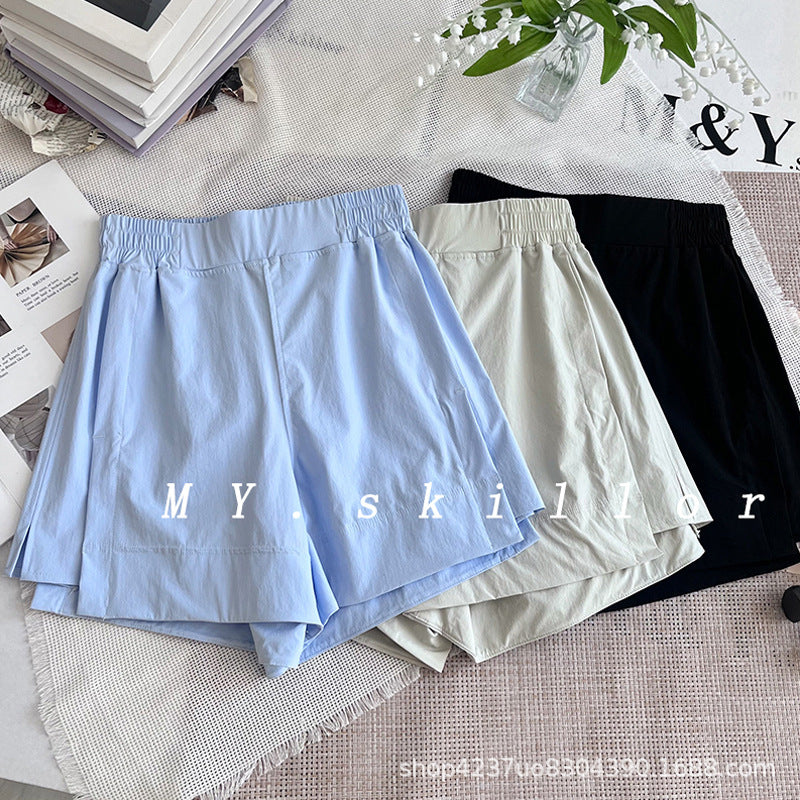 Stretch High Waist Yoga Shorts Women
