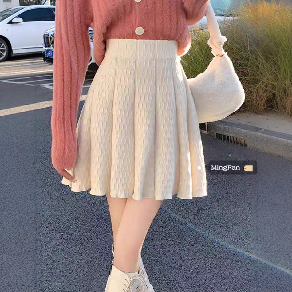 Women’s Plaid Pleated Skirt