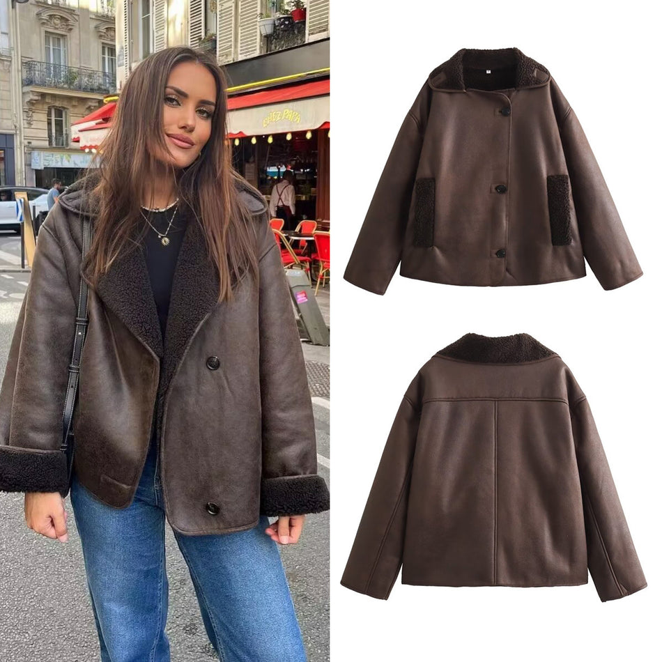 Women’s Double-Sided Fur Jacket