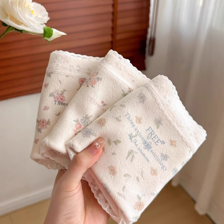 7A Floral Cotton Panties – Antibacterial & Comfy