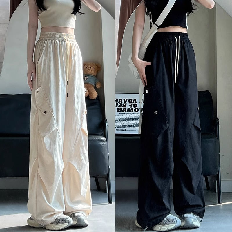 Women’s Paratrooper Cargo Pants – High Waist Outdoor Casual