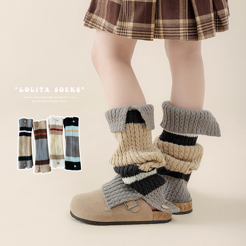 Children’s Retro Knitted Socks