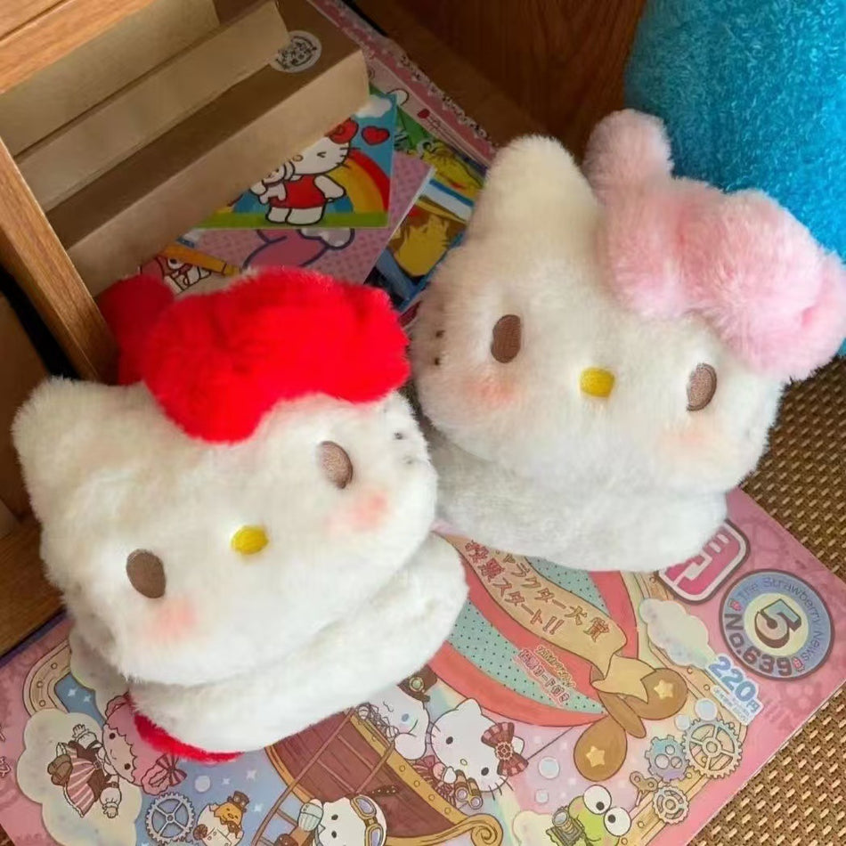 Cute Hello Kitty Earmuffs Winter Warm Plush Ear Covers