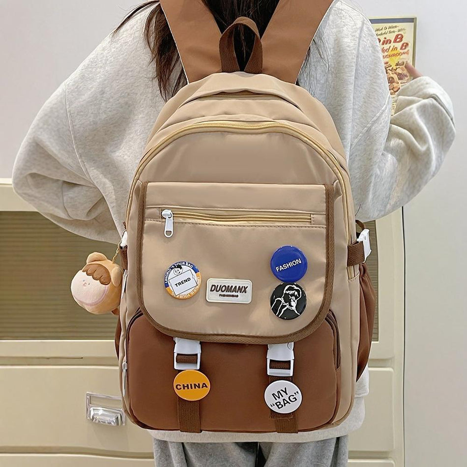 Women’s Large Capacity Schoolbag 2025 Durable & Stylish