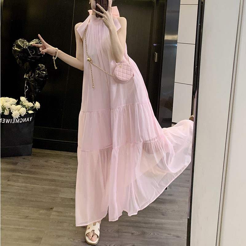 Sweet Holiday Midi Dress – Korean French Fusion