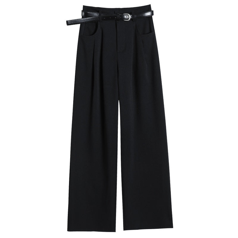 Women’s High-Waisted Narrow Wide-Leg Suit Pant