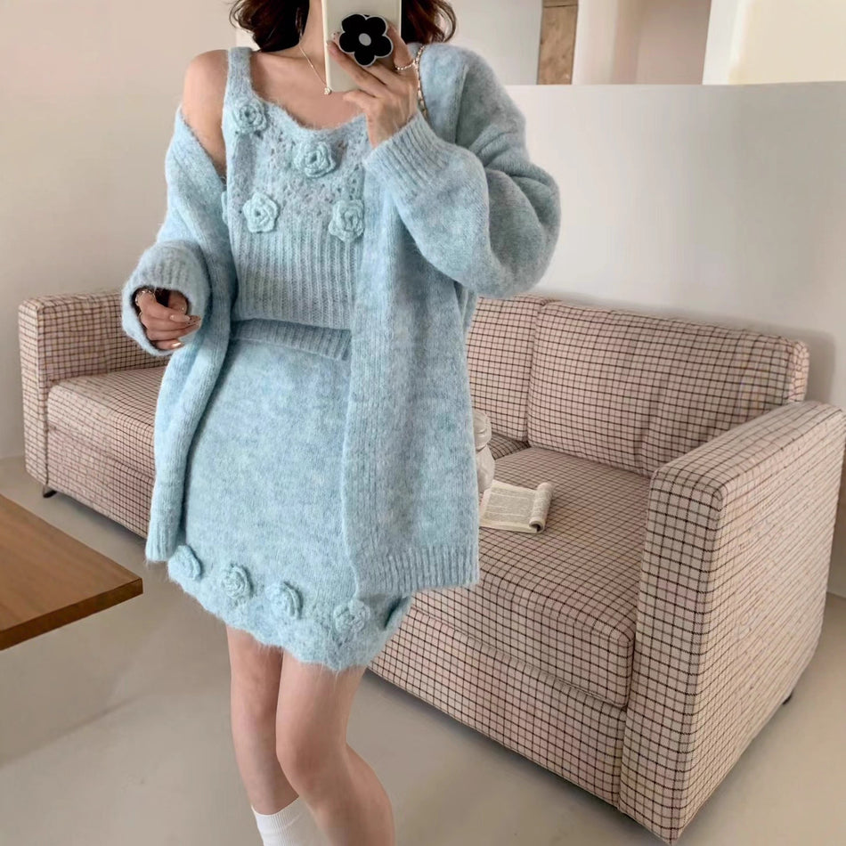 Women’s 3-Piece Knitted Set