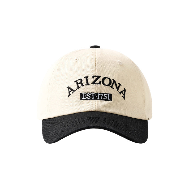 Vintage Color-Block Cap – Retro Sporty Charm