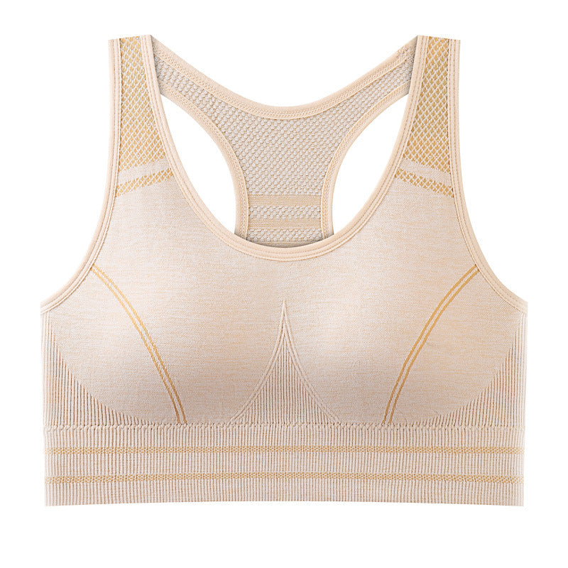 Gathered Shockproof No-Wire Sports Bra