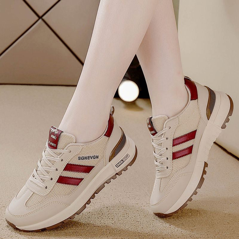 2025 Mesh Breathable White Sneakers for Women