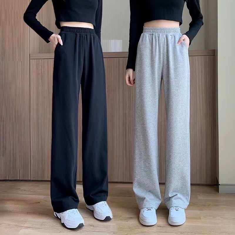 Women’s Plus Velvet Wide-Leg Pants