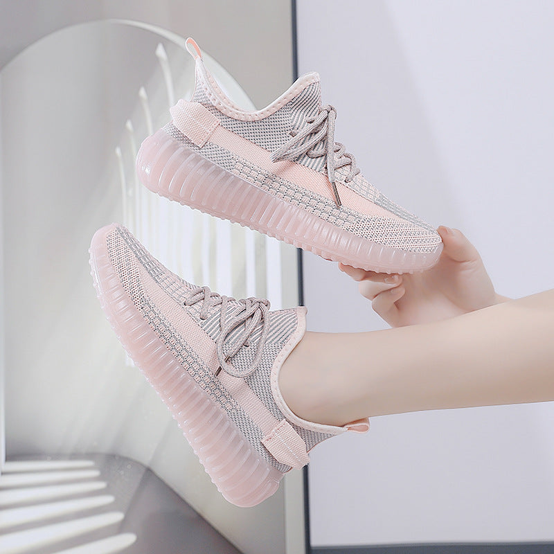 2024 Korean Flying Knit Coconut Sneakers for Women