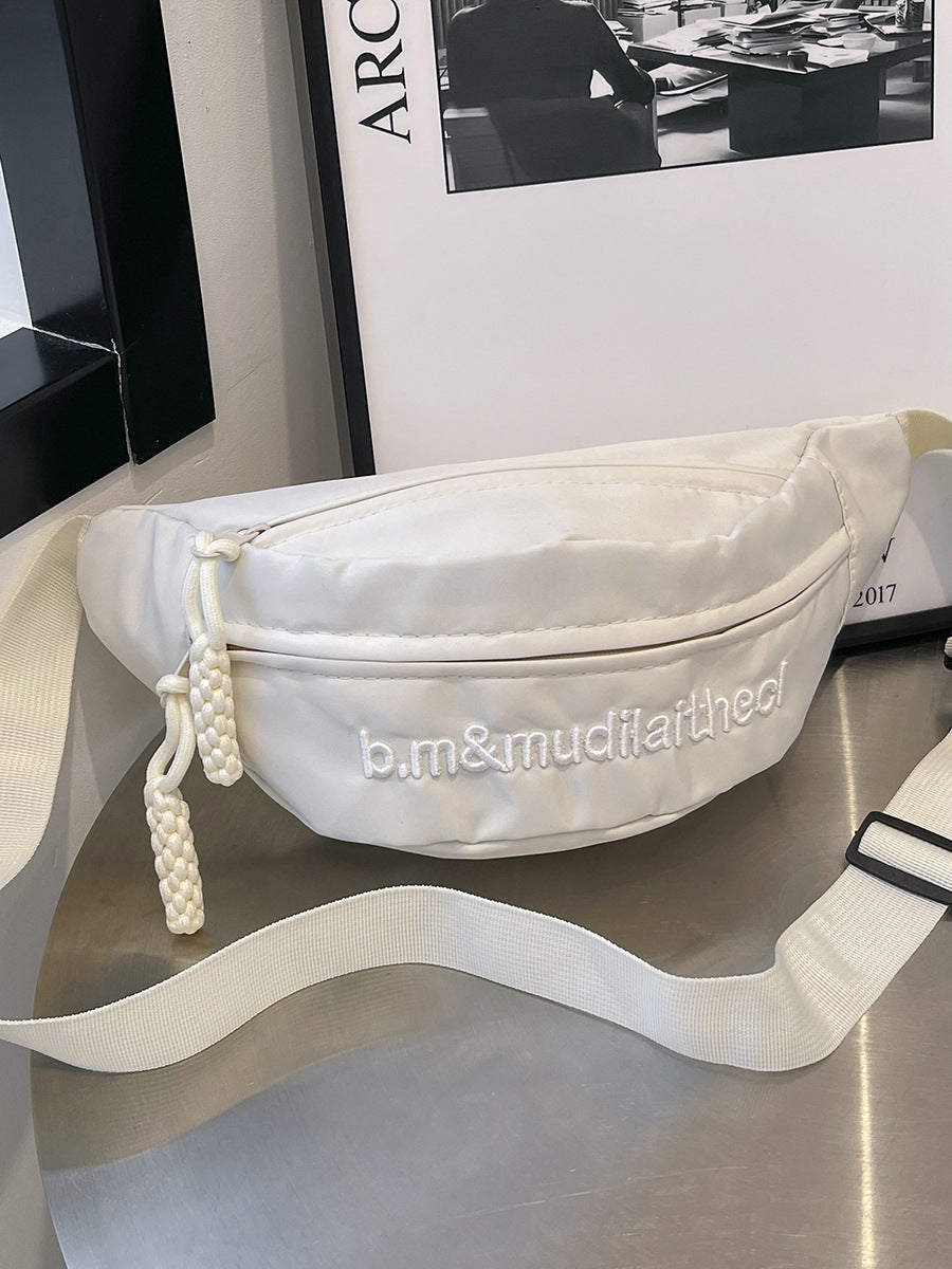 2024 Street Trend Solid Color Chest & Waist Bag Unisex