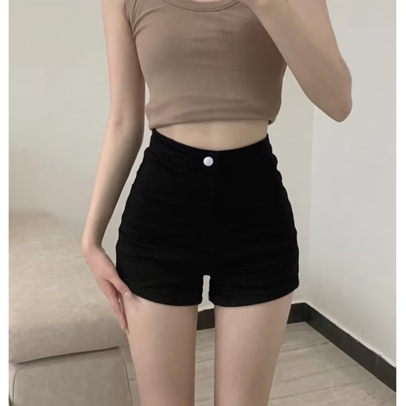 Tight Black Denim Shorts – Hot Fit Super Style