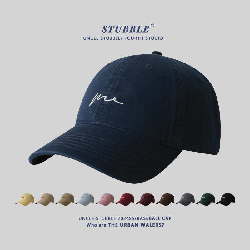 Minimalist Face-Framing Baseball Cap – Everyday Korean Fit