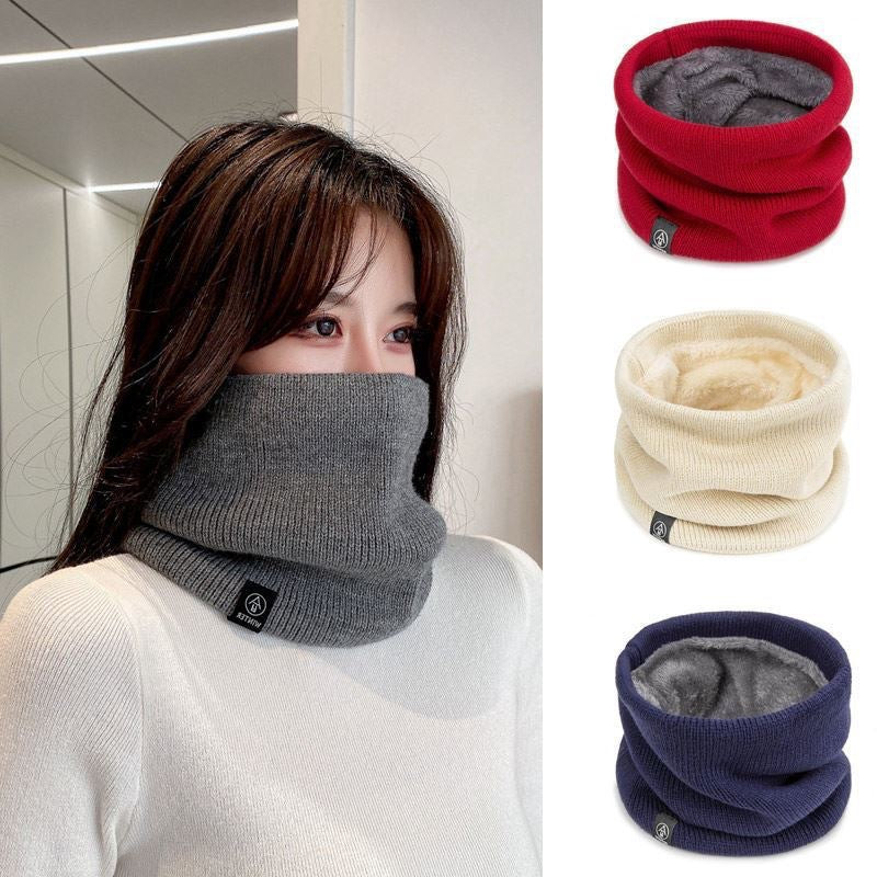 Winter Fleece Lined Windproof Cycling Neck Gaiter Scarf Warm