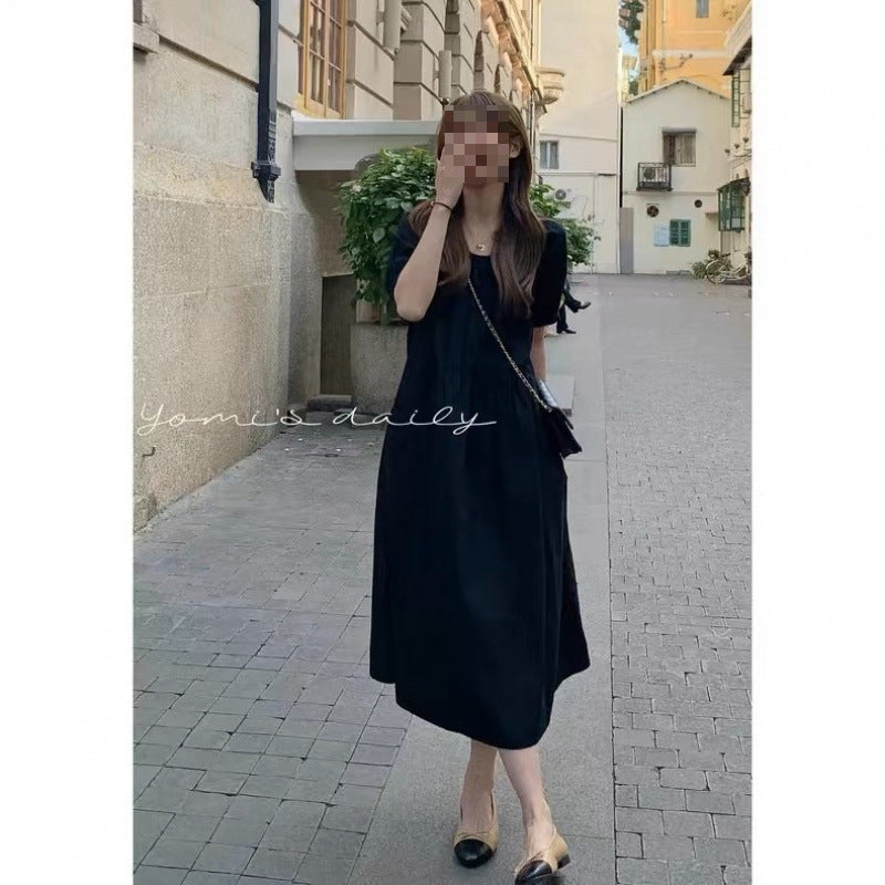 Large-Size Maternity Long Dress
