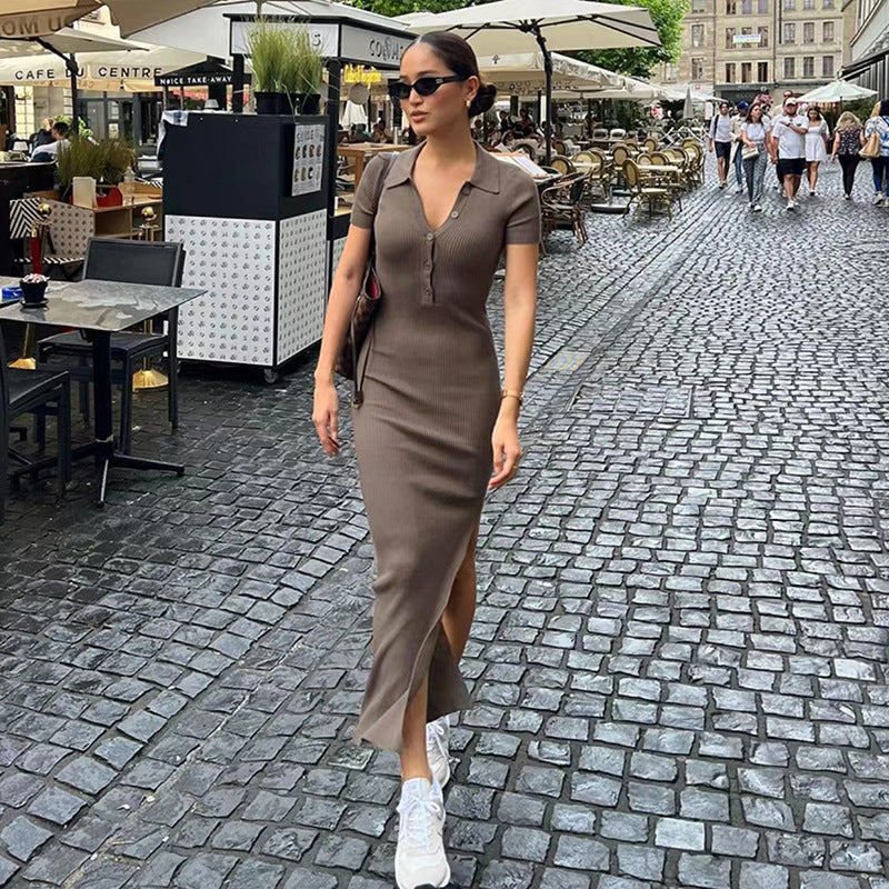 Elegant Summer Split Dress