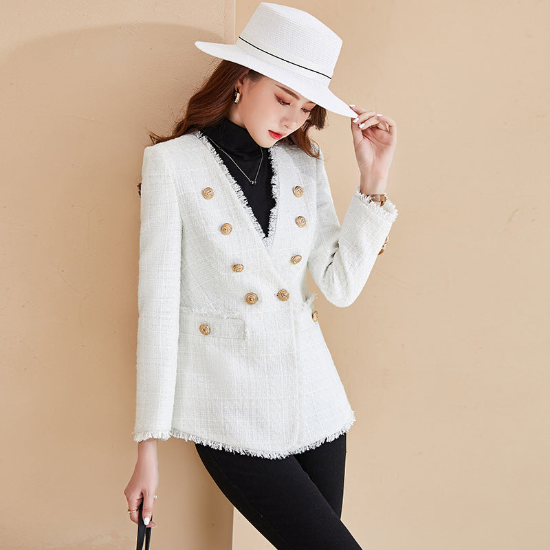 Women’s Tweed V-Neck Jacket