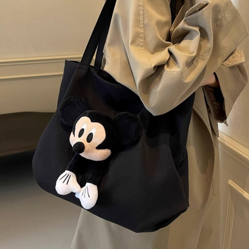 Trendy Canvas Satchel – Large Capacity for College Students