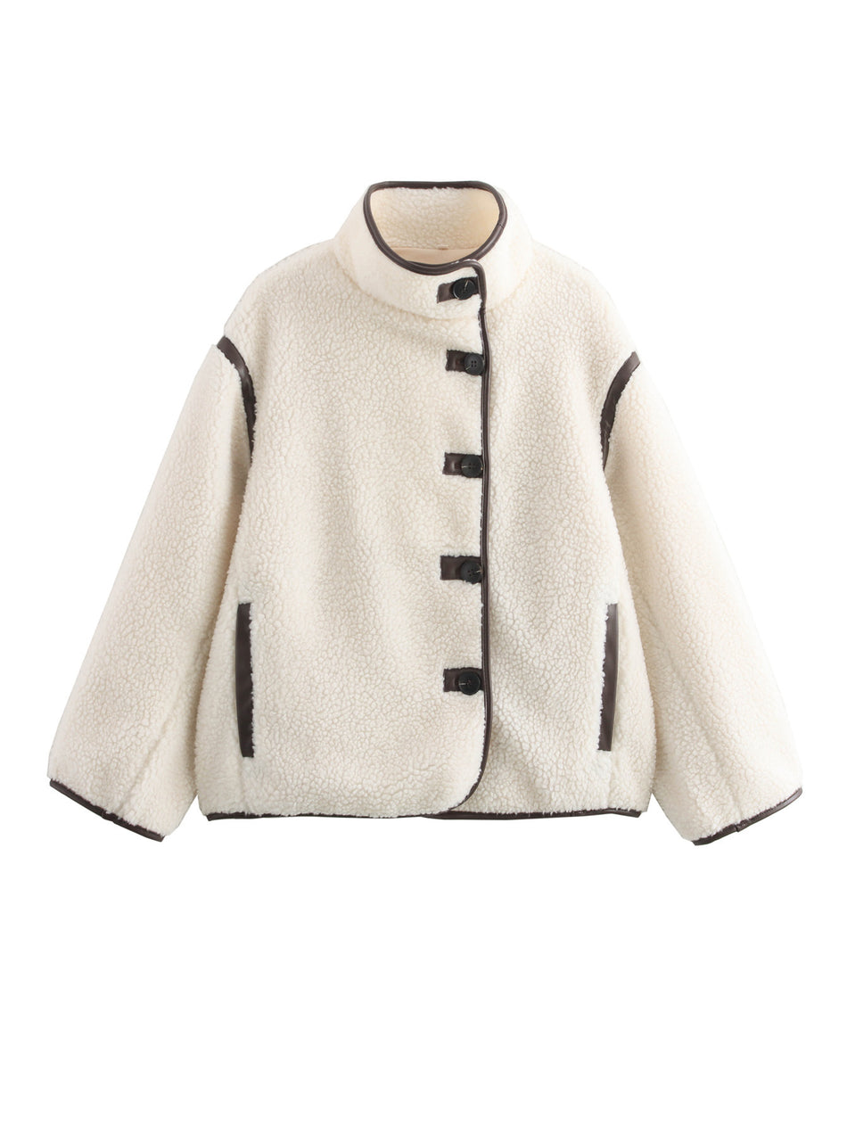 European & American Style Lamb Wool Coat