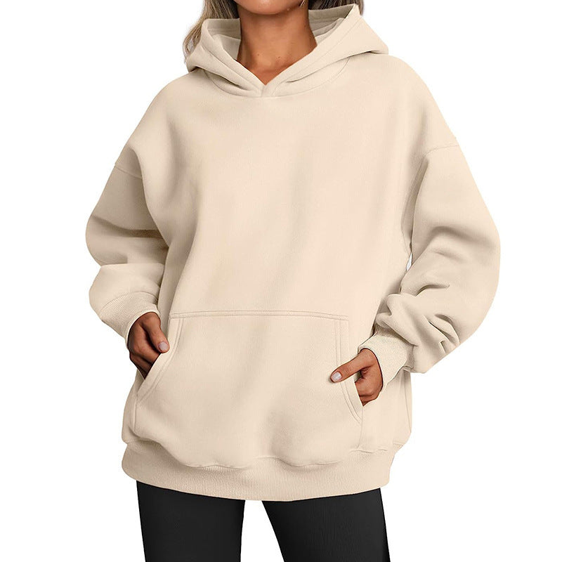 Oversize Hooded Sweatshirt Women’s Autumn Thick Casual Top