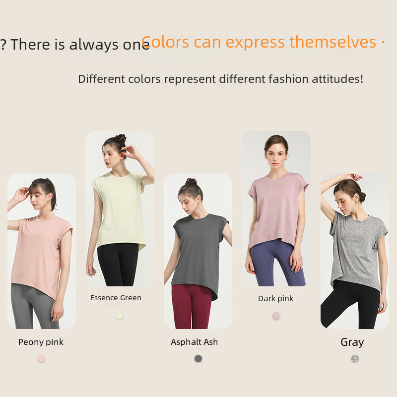 Women’s Quick-Dry Fitness T-Shirt – Yoga & Running Top
