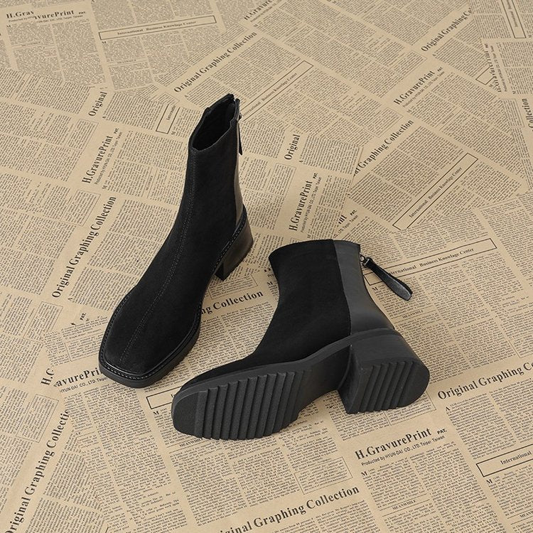 Square Toe Martin Boots