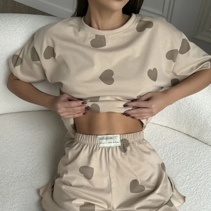 Short-Sleeved & Shorts Two-Piece Homewear