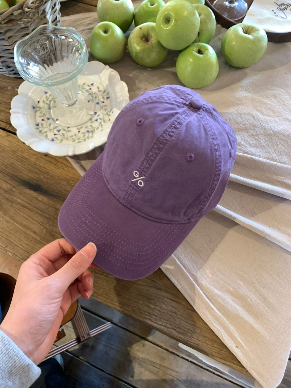 American Retro Embroidered Baseball Cap Women Curved Brim Hat
