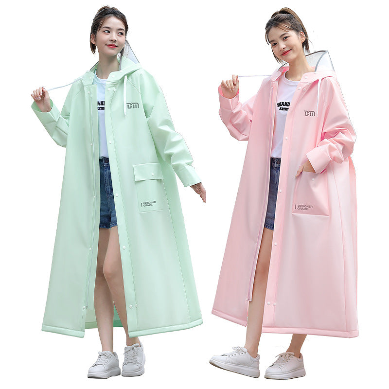 Thick Full-Body Poncho – Rainstorm-Ready Rider Coat