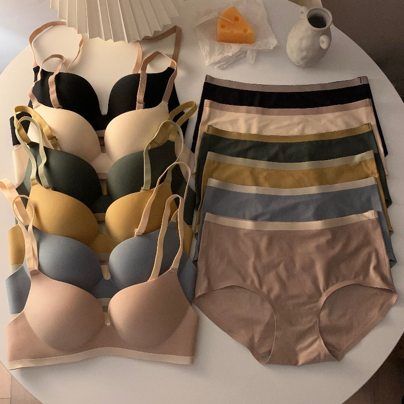 Seamless Bra & Brief Set – Comfy & Stylish