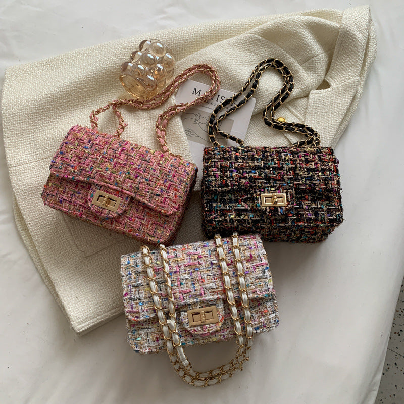Chanel Style Woolen Bag