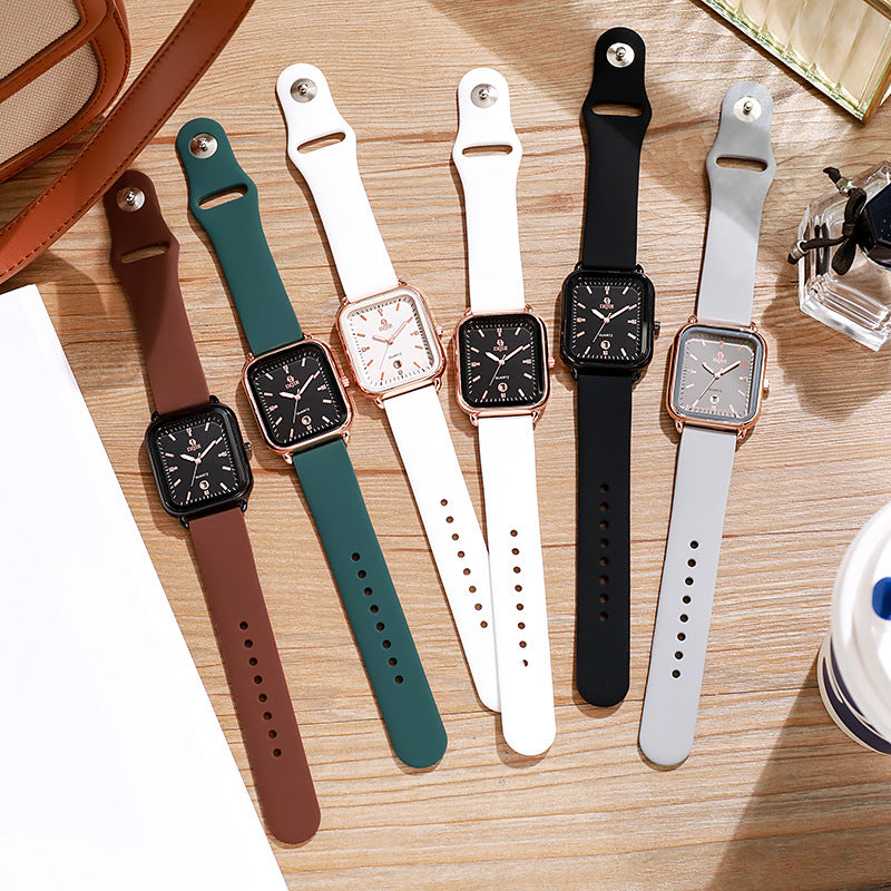 Square Large Dial Women's Watch – Fashion Light Luxury Waterproof Quartz Timepiece ⌚