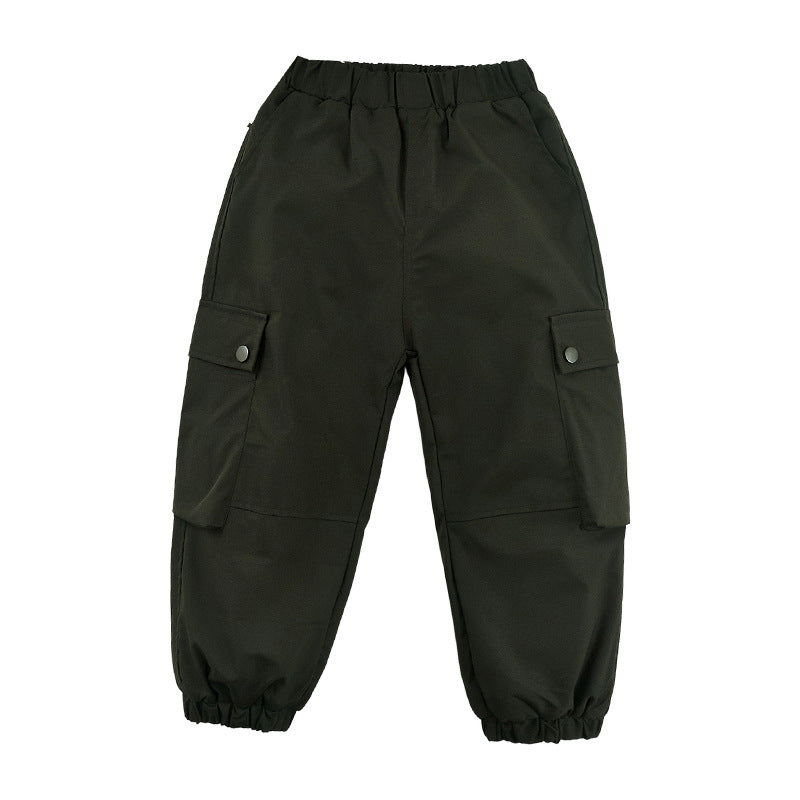 Fleece-Lined Windproof Waterproof Pants