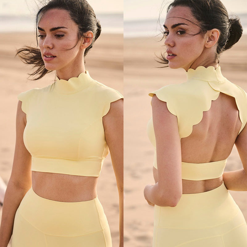 Wavy Lace Yoga Set – Stylish, Breathable & Supportive