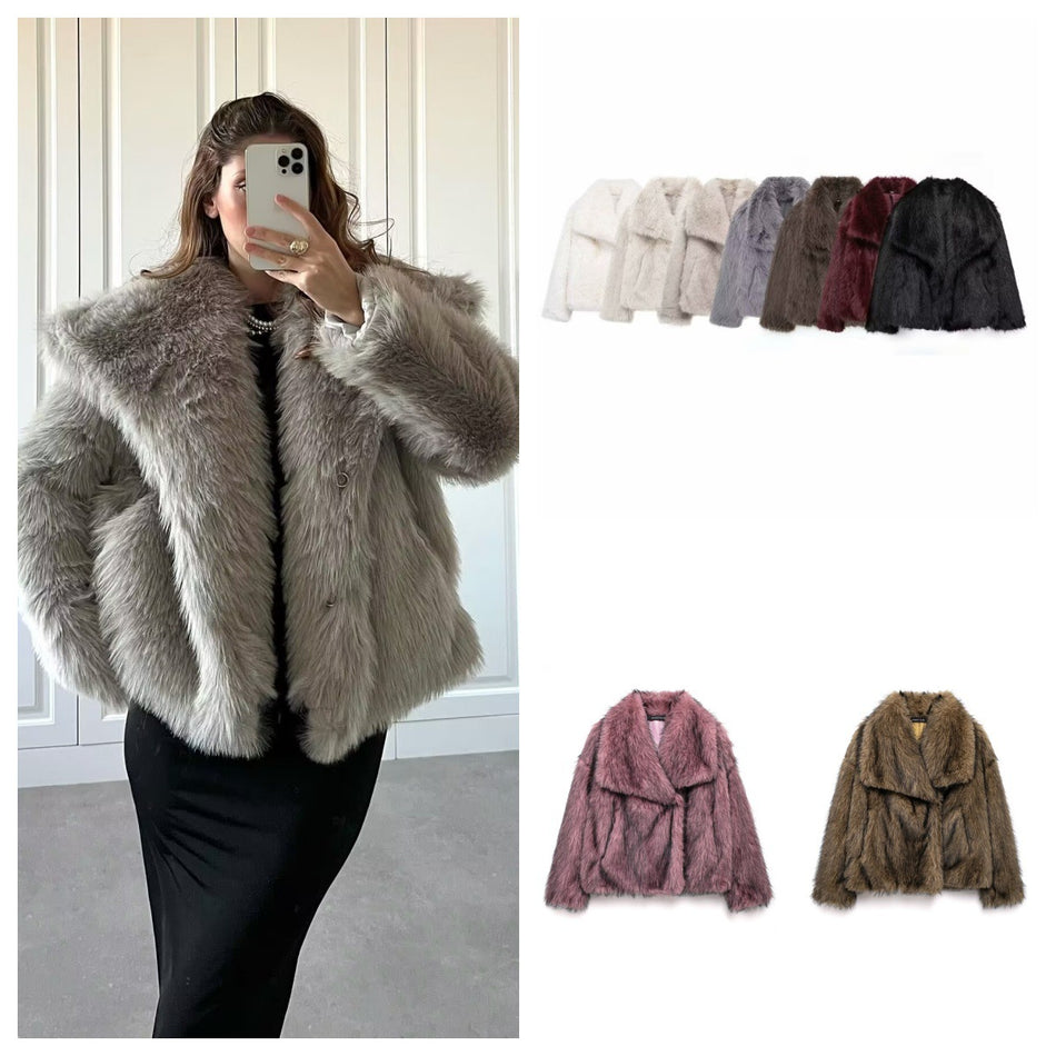 Women’s Faux Fur Short Jacket
