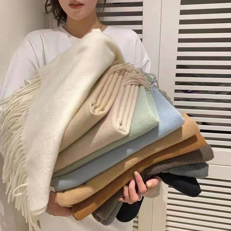 Women’s Thick Warm Korean Shawl