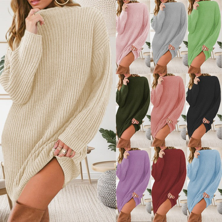 Women’s Loose Knit Sweater Dress